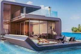 Floating villas taking shape in Dubai
